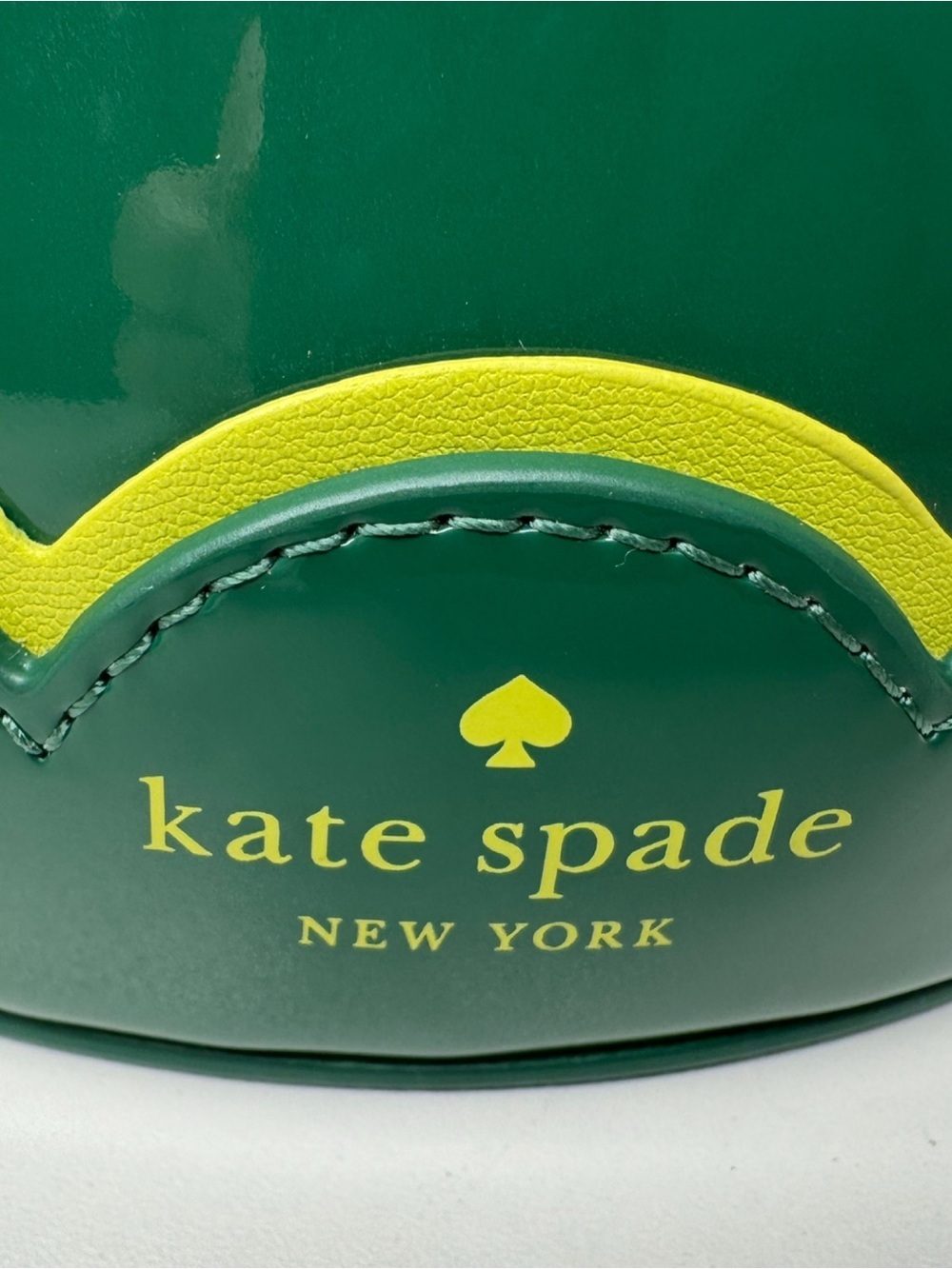 Kate Spade Harvest Time Green Patent Leather Watering Can Crossbody Novelty Bag - Picture 4 of 16